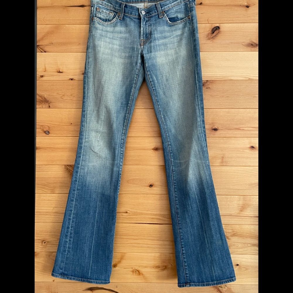7 For All Mankind bootcut older era snake pocket